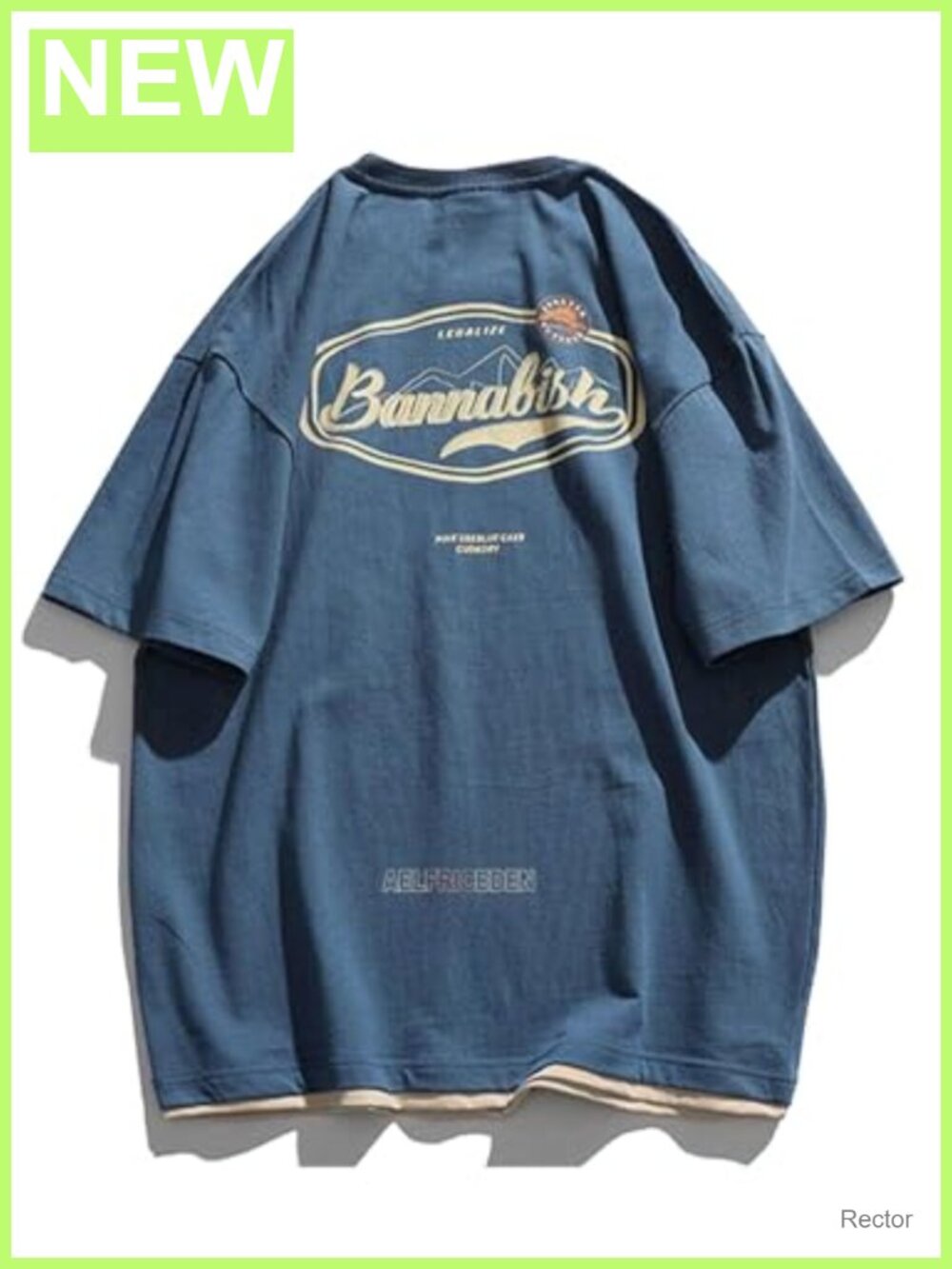 Oversized Graphic Tee Crew Neck Cotton Top Streetwear Casual